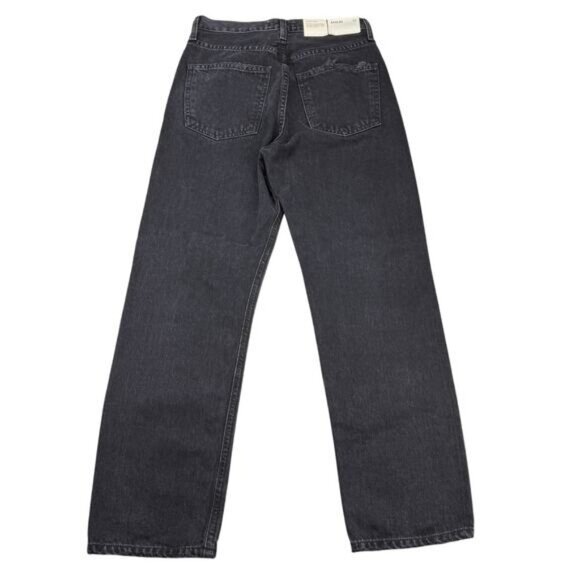 NWT AGOLDE '90s Crop Mid Rise Jean In Bauhaus Size 22 Made In USA - Picture 6 of 12